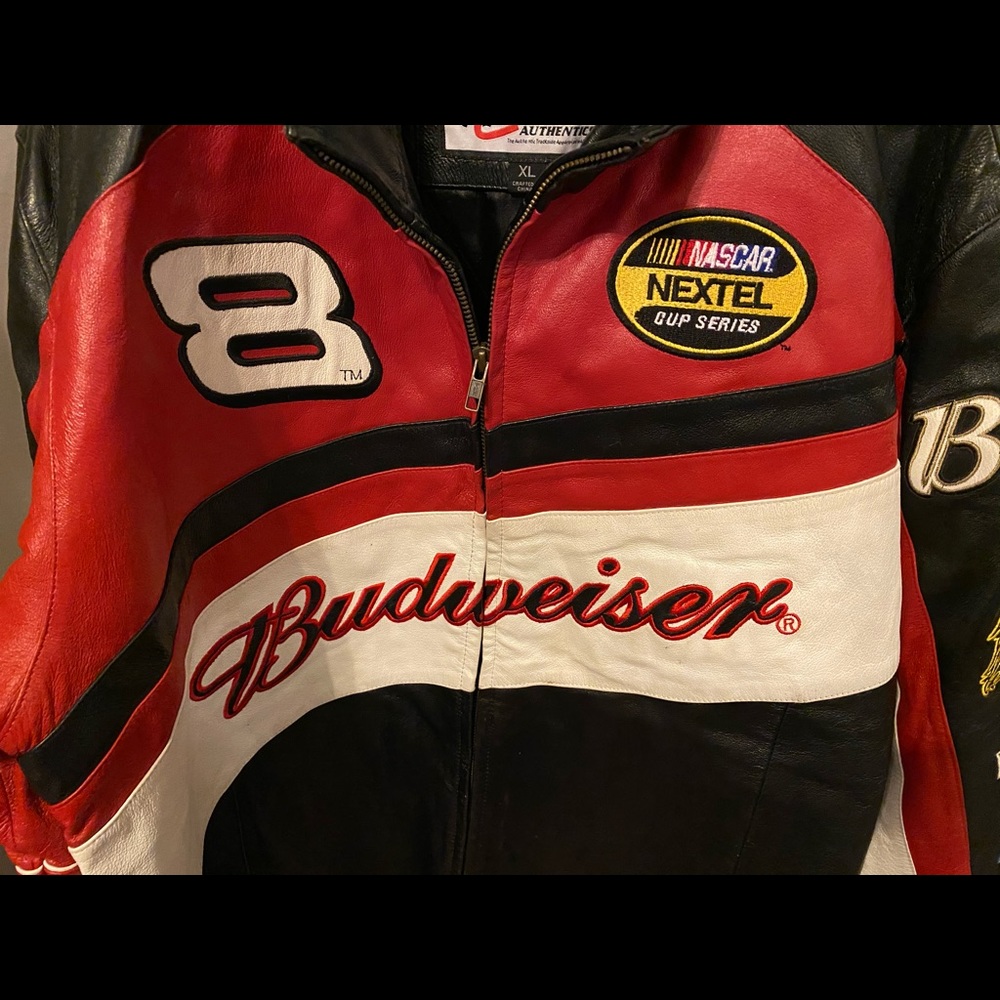 Dale Earnhardt Jr Leather Chase jacket XL